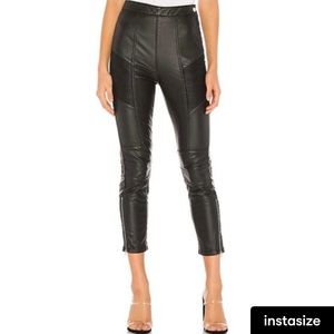 Vegan Leather Moto Leggings.